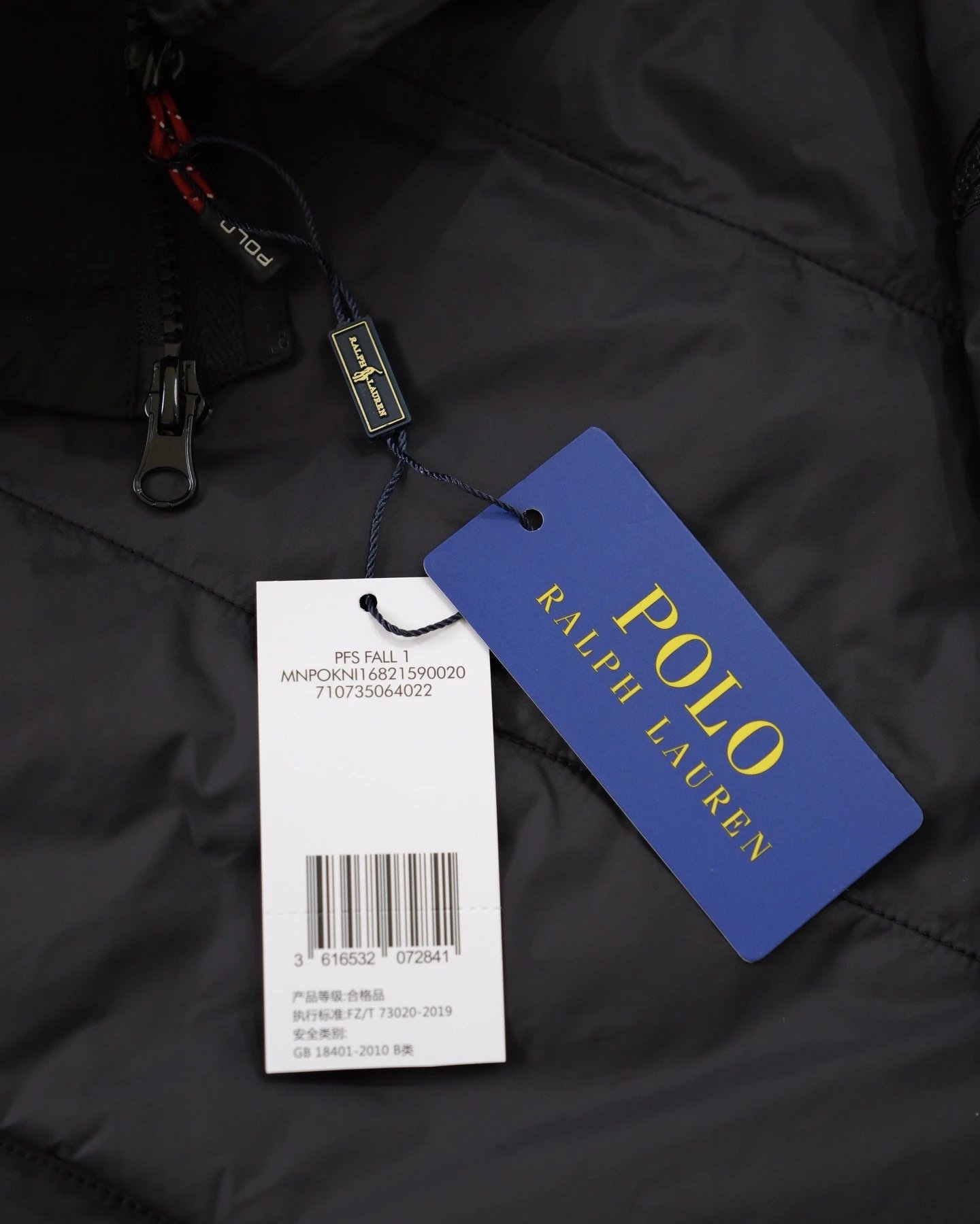 Ralph Lauren Polo Puffer Coat Black - Gallery Image 13 - Detailed View