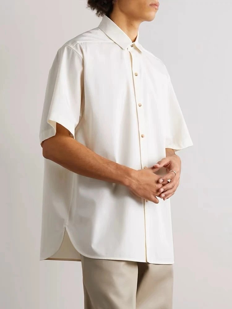 Short Sleeve Shirt Taupe - Gallery Image 11 - Detailed View