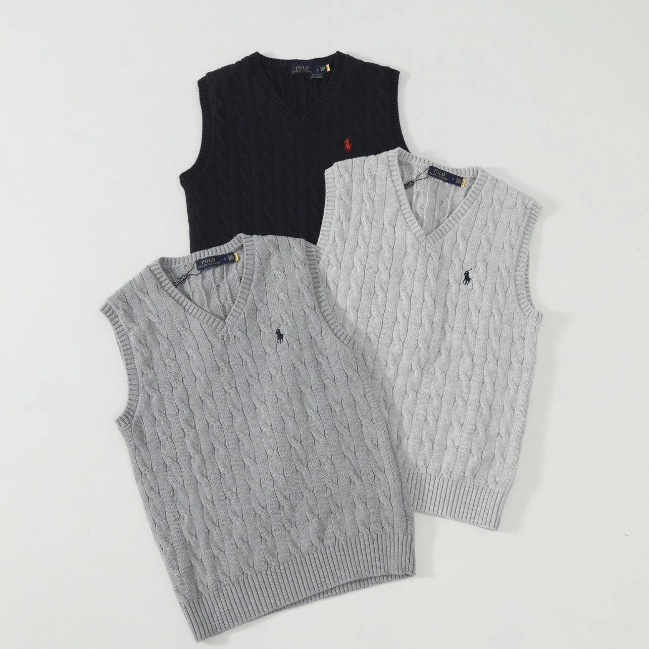 Ralph Lauren V-Neck Knit Vest MultiColor - Related Product - Cnfans