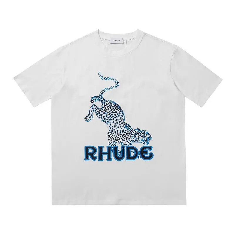 Rhude Panther Print Tee Multicolor - Gallery Image 4 - Detailed View