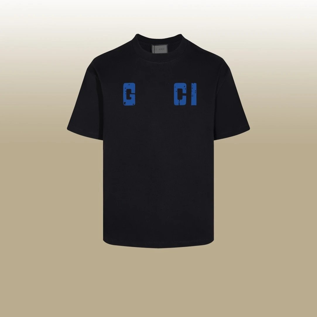 Casual Cotton Graphic Tee Unisex Onyx - Gucci - Cnfans - $26.77