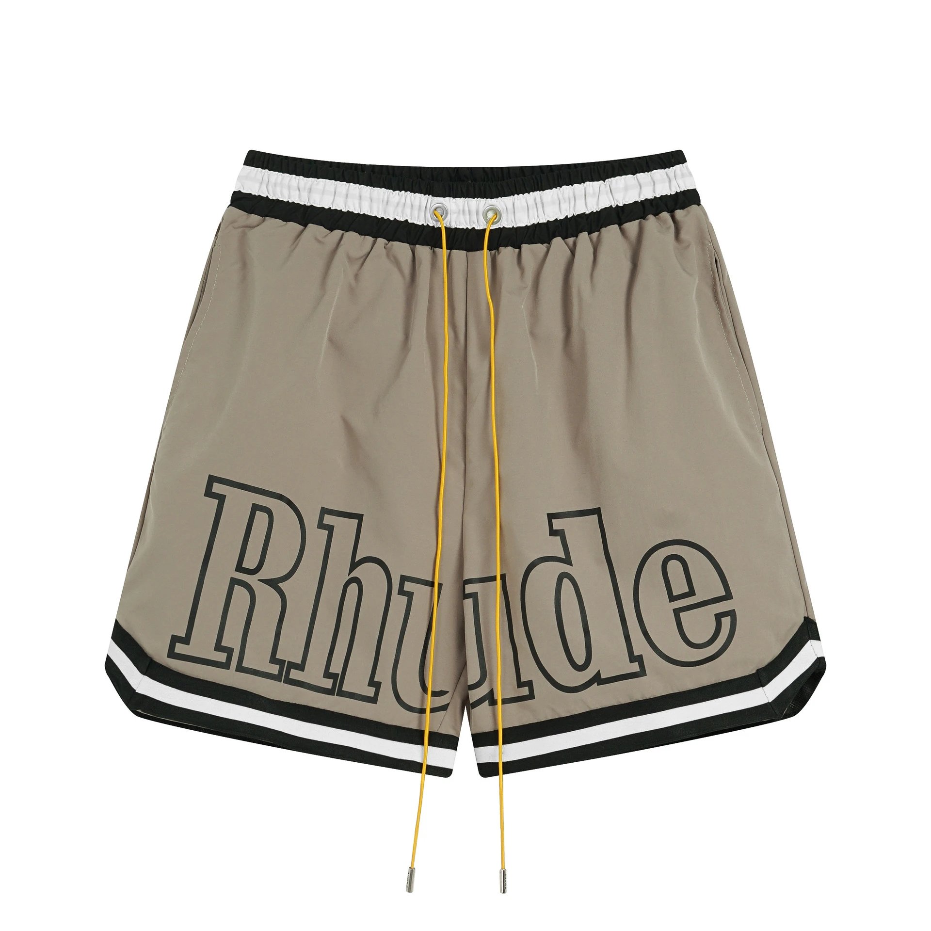 Rhude Two-Tone Mesh Shorts Multicolor - Gallery Image 8 - Detailed View