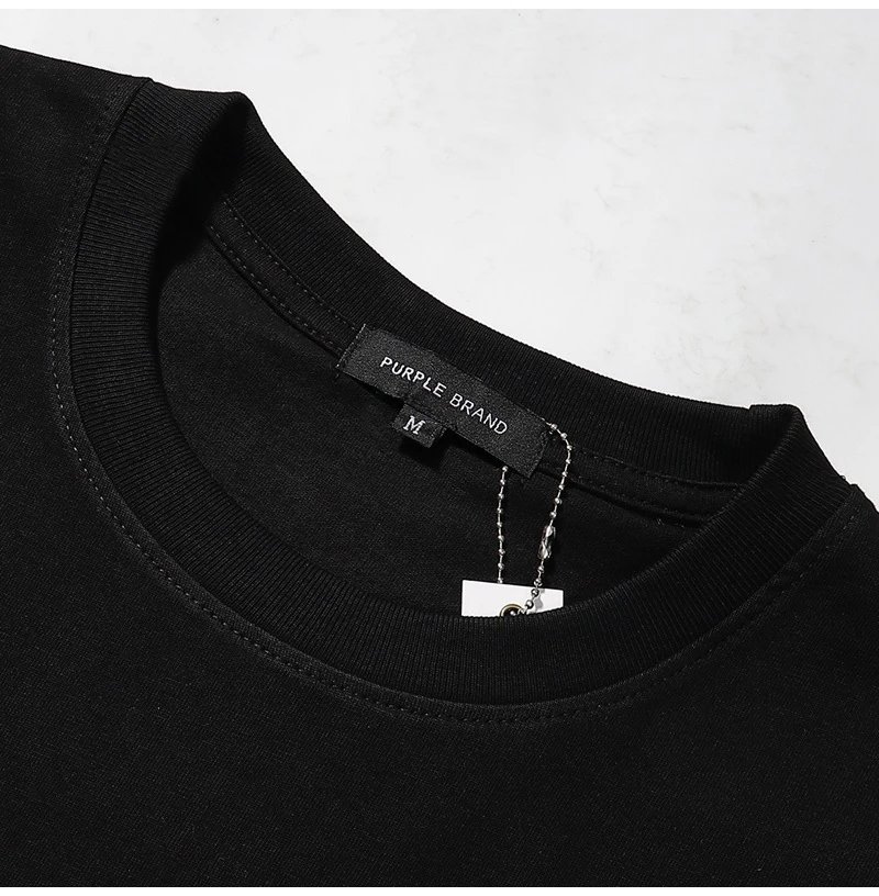 Street Graphic Cotton Tee Unisex Jet Black - Gallery Image 11 - Detailed View