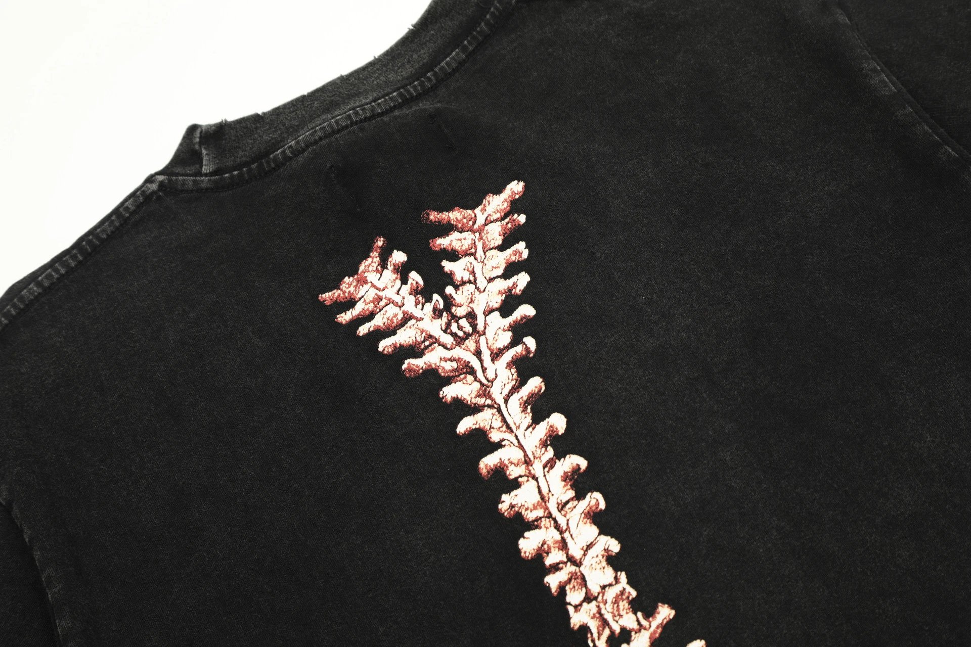 REPRESENT Skeleton Washed Tee Black - Gallery Image 12 - Detailed View