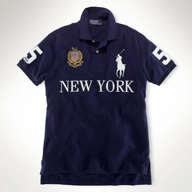 Ralph Lauren Polo Shirt Blue/Green - Gallery Image 12 - Detailed View