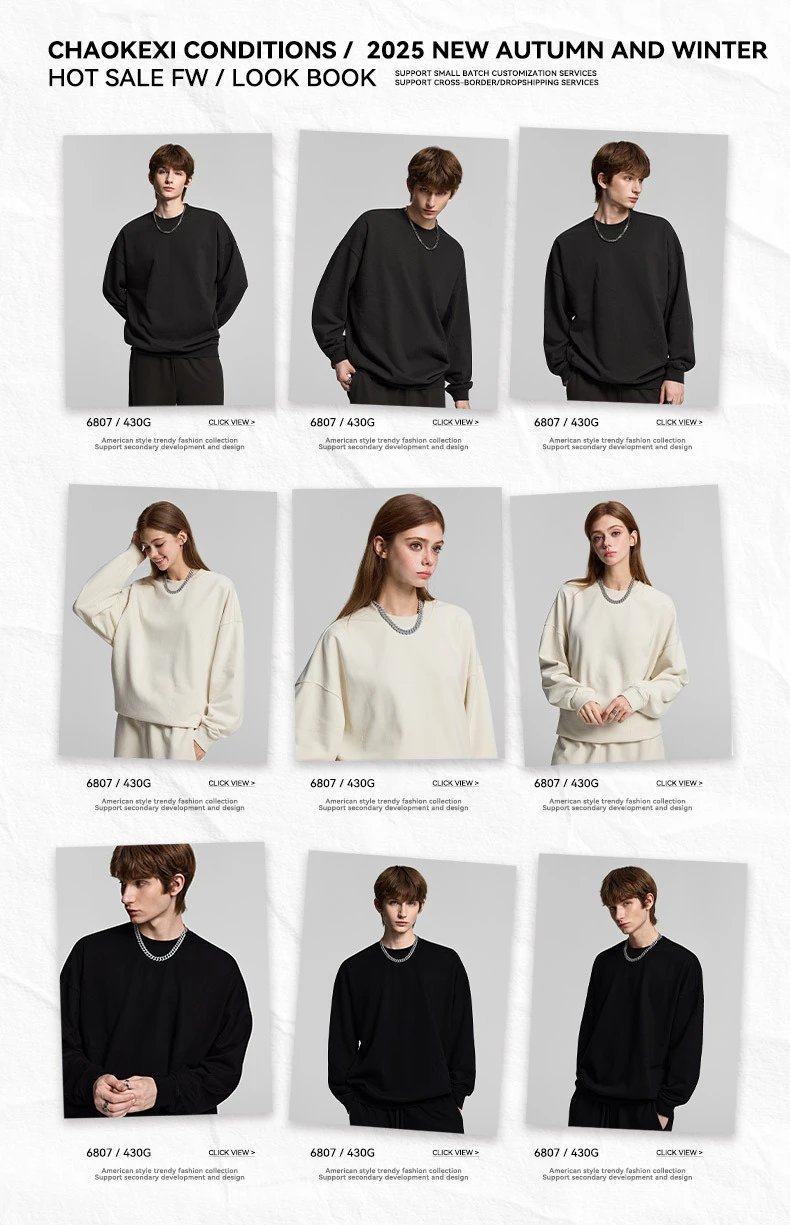 CHAOKEXI Heavyweight Crewneck Multi-Color - Gallery Image 9 - Detailed View