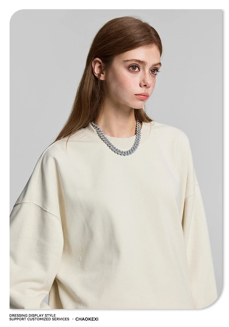 CHAOKEXI Heavyweight Crewneck Multi-Color - Gallery Image 5 - Detailed View