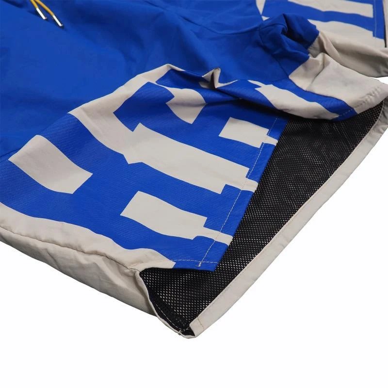 Rhude Colorblock Drawstring Shorts Blue - Gallery Image 11 - Detailed View