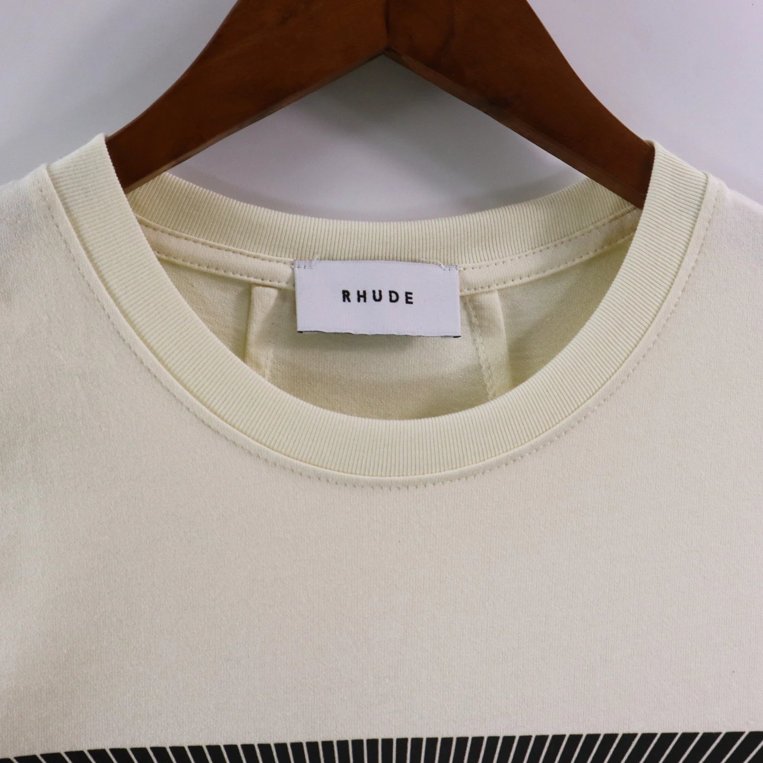 Rhude Slogan Print T-Shirt Multicolor - Gallery Image 9 - Detailed View