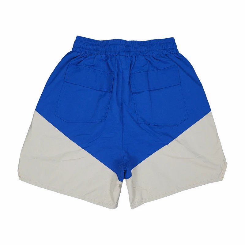Rhude Colorblock Drawstring Shorts Blue - Gallery Image 3 - Detailed View