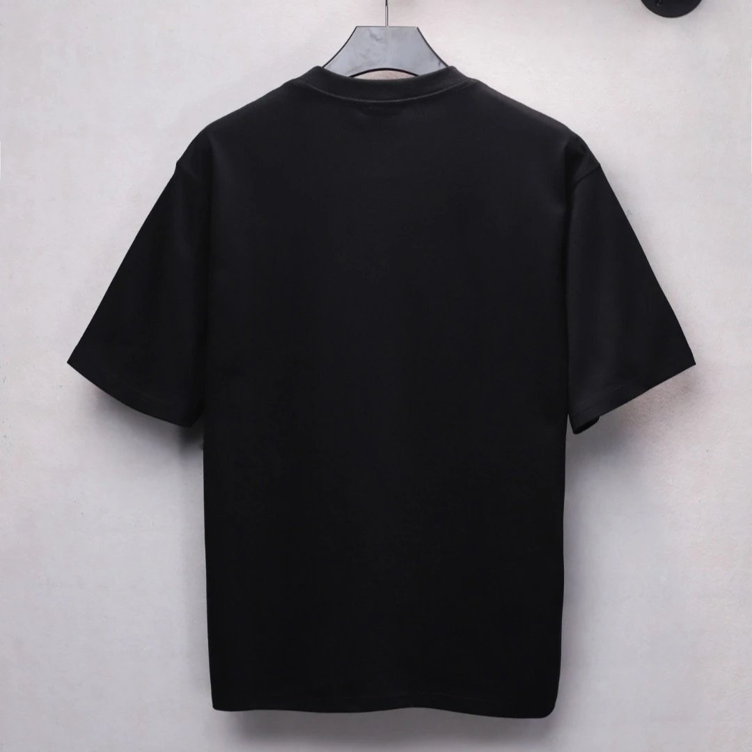 B Compass Graphic Black T-Shirt - Gallery Image 2 - Detailed View