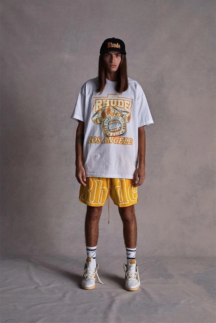 Rhude Championship Tee Multicolor - Gallery Image 5 - Detailed View