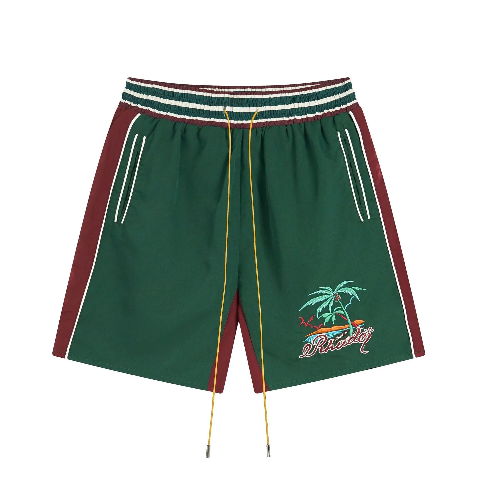 Rhude Palm Tree Embroidery Set Multicolor - Gallery Image 11 - Detailed View