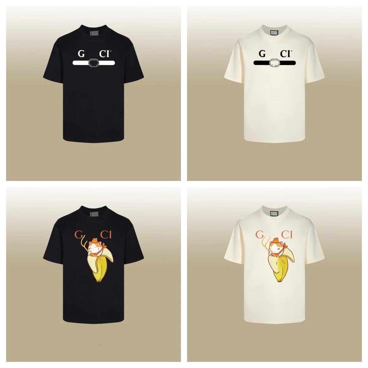 Cartoon Graphic Cotton Tee Unisex Ivory - Gallery Image 11 - Detailed View