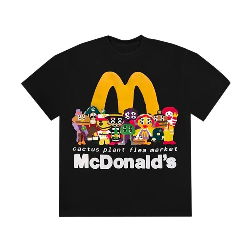 Street Graphic Cotton Tee Black - CPFM x Kanye West  - Cnfans - $22.26