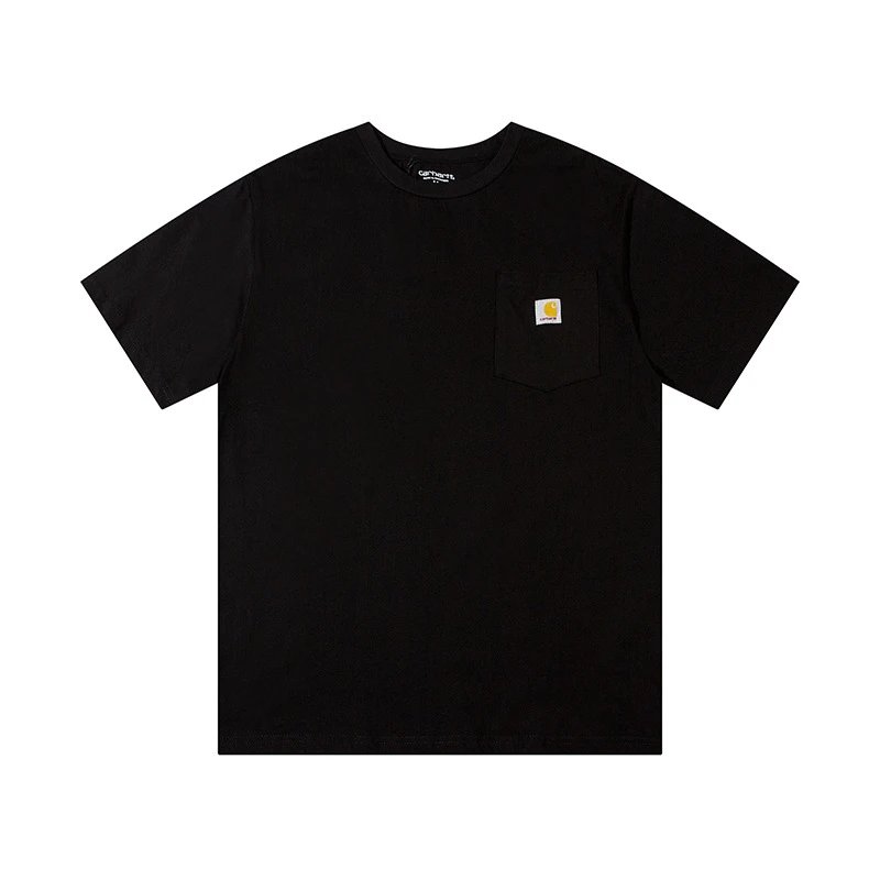 Classic Cotton Short Sleeve Tee Unisex Onyx - Carhartt - Cnfans - $18.06