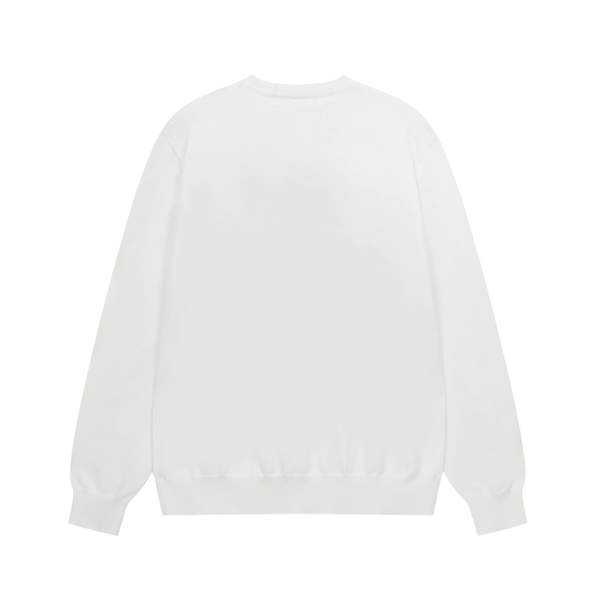 Women's Floral Knit Round Neck Pullover, Greige - Gallery Image 3 - Detailed View