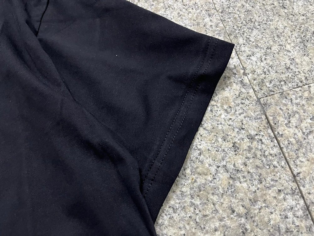 Streetwear Angel Bear Graphic Cotton T-Shirt Black White - Gallery Image 13 - Detailed View