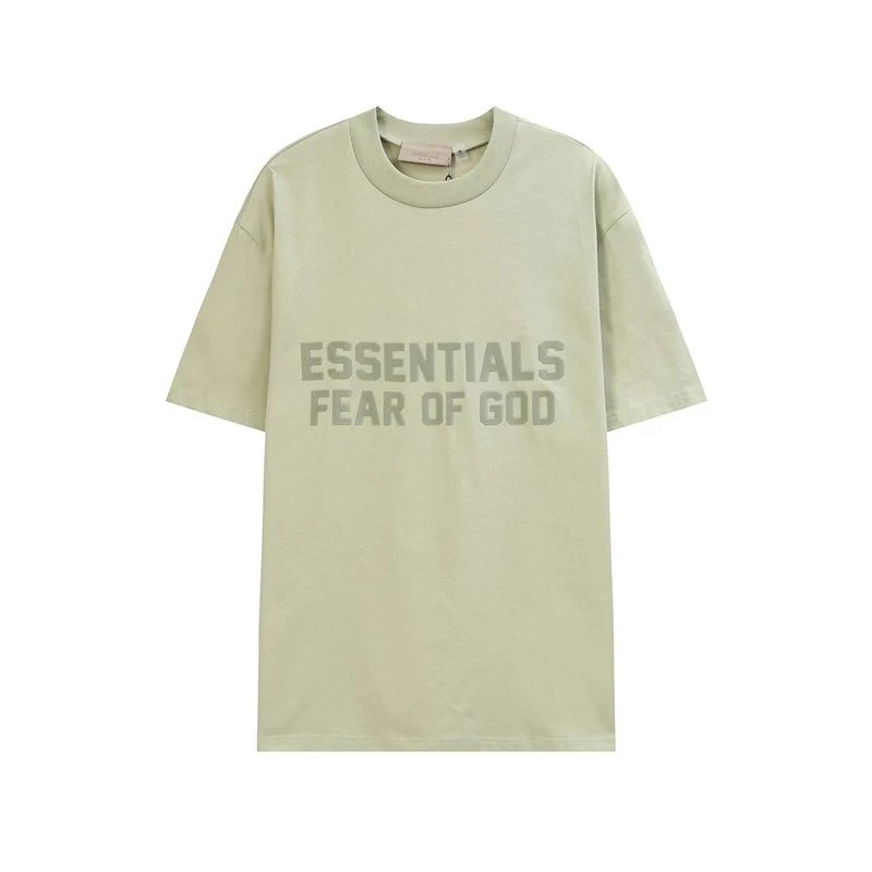 Streetwear Cotton Graphic Tee Sage Green - Essentials - Cnfans - $21.29