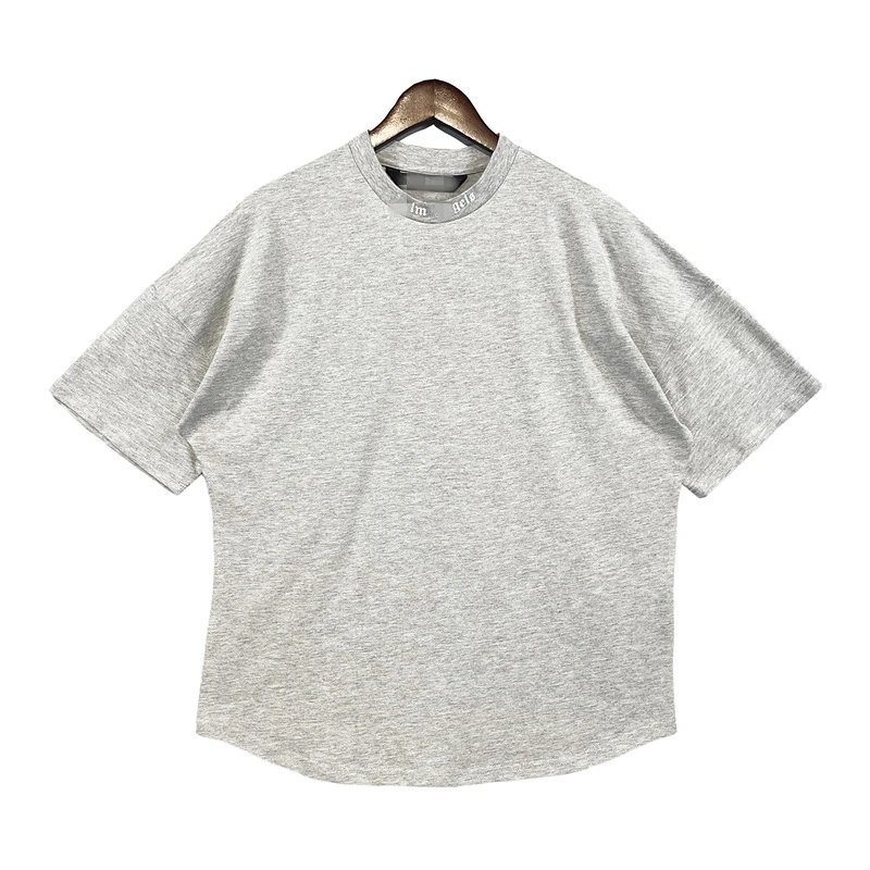 Streetwear Loose Cotton Graphic T-Shirt Candy Red - Gallery Image 9 - Detailed View