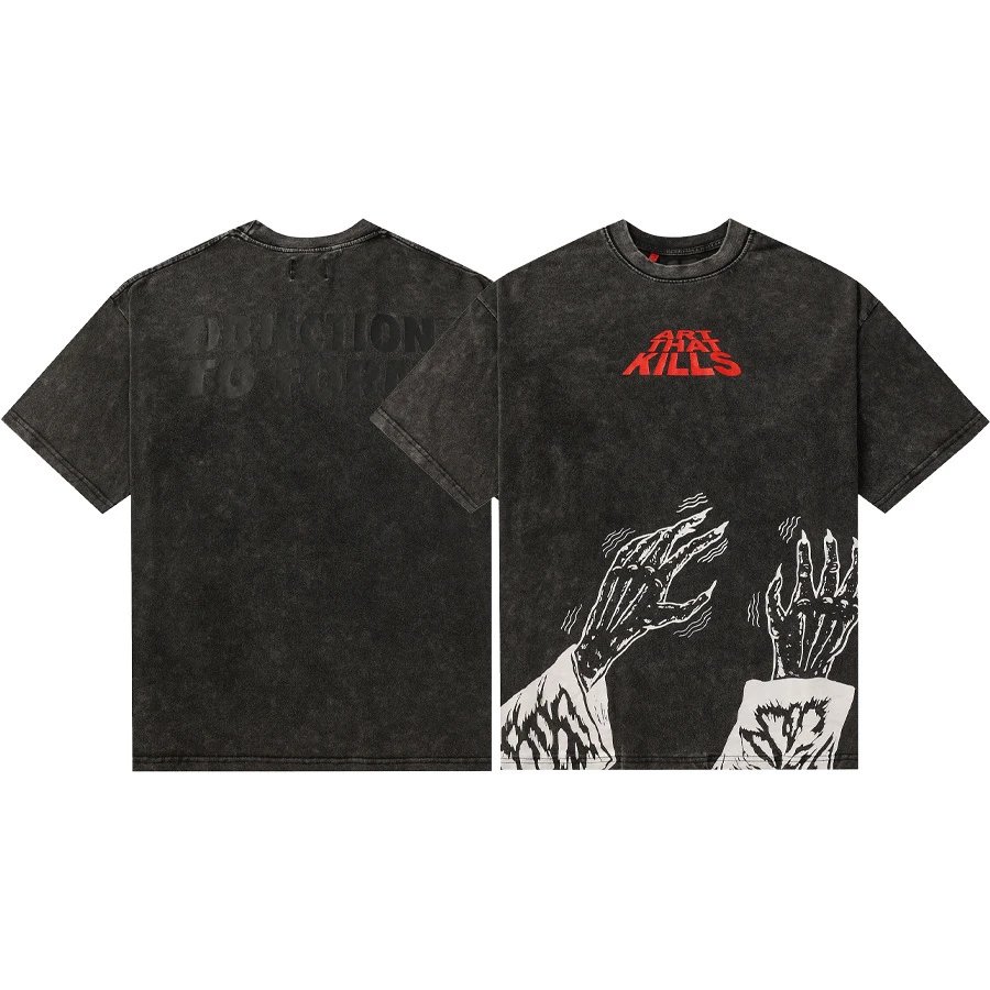 Gallery Dept Hand-painted Multicolor T-Shirt - Gallery Image 3 - Detailed View