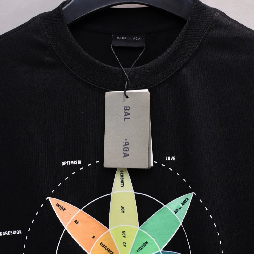 B Compass Graphic Black T-Shirt - Gallery Image 3 - Detailed View