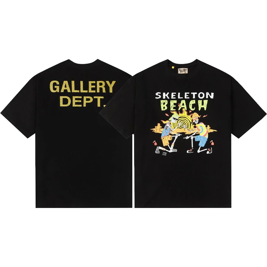 Gallery Dept Hand-painted Multicolor T-Shirt - Gallery Image 10 - Detailed View