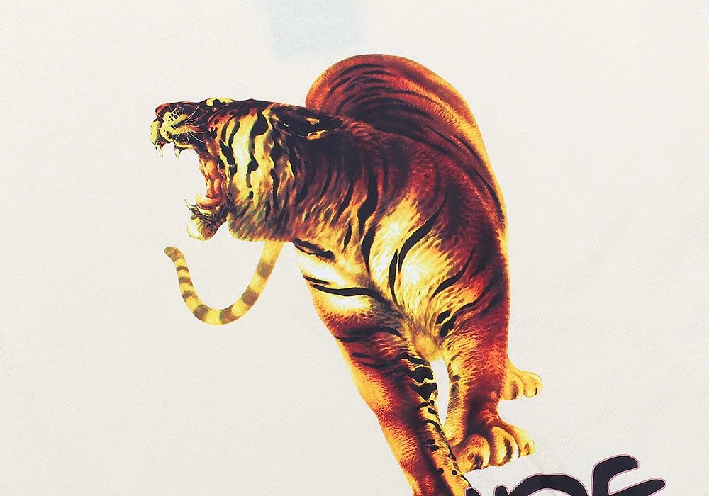 Rhude Tiger Print T-shirt Multicolor - Gallery Image 12 - Detailed View