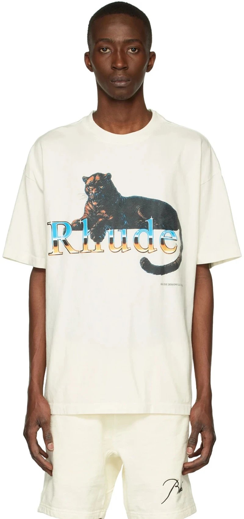 Rhude Black Panther T-Shirt Multi - Gallery Image 9 - Detailed View