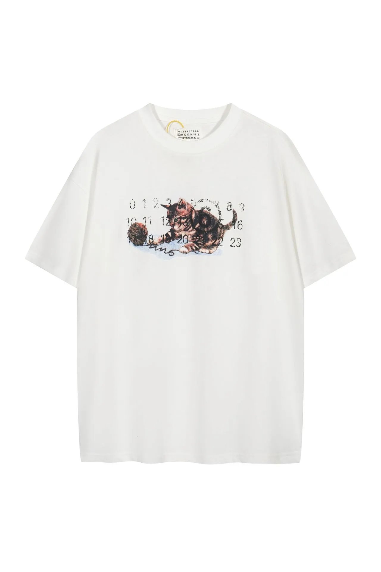 Maison Margiela Cotton Tee Multicolor - Gallery Image 5 - Detailed View