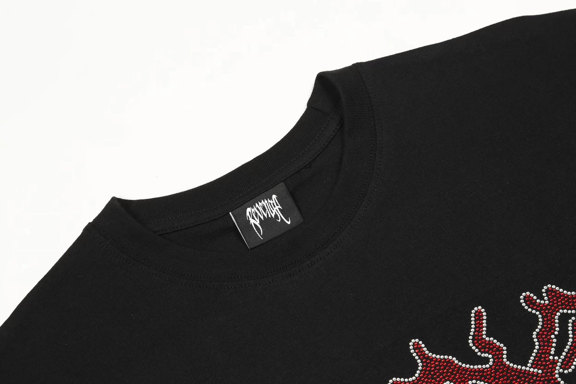 Revenge Red Rhinestone Tee Multicolor - Gallery Image 6 - Detailed View