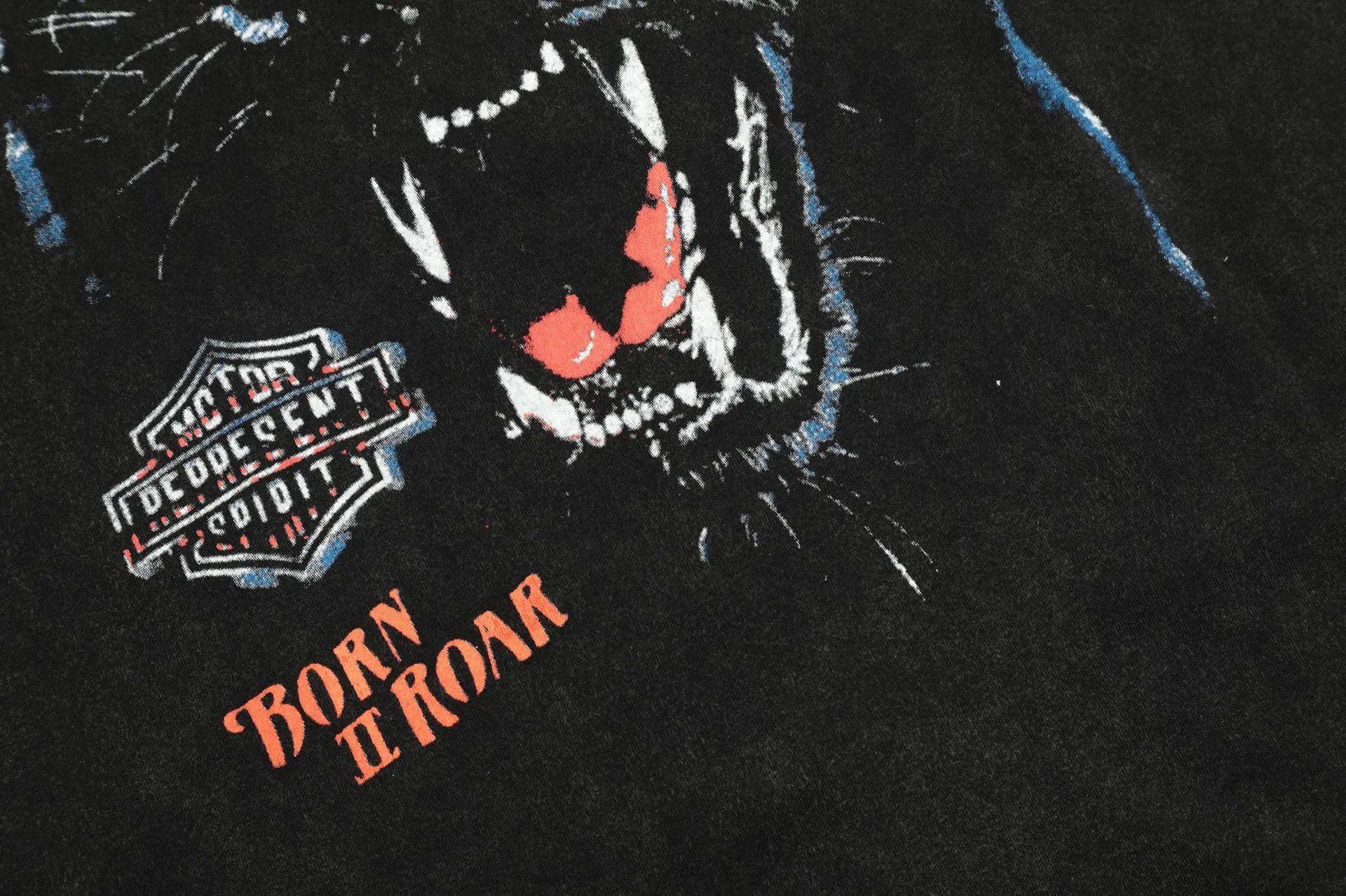 REPRESENT Panther Washed Tee Black - Gallery Image 8 - Detailed View