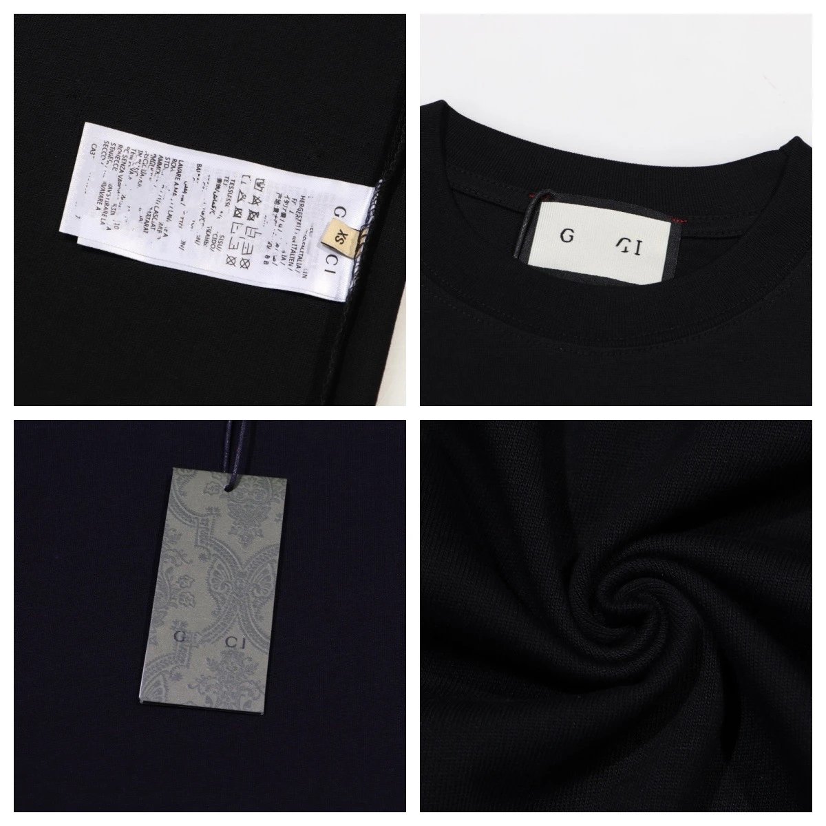 Casual Graphic Cotton Tee Unisex Cream - Gallery Image 6 - Detailed View