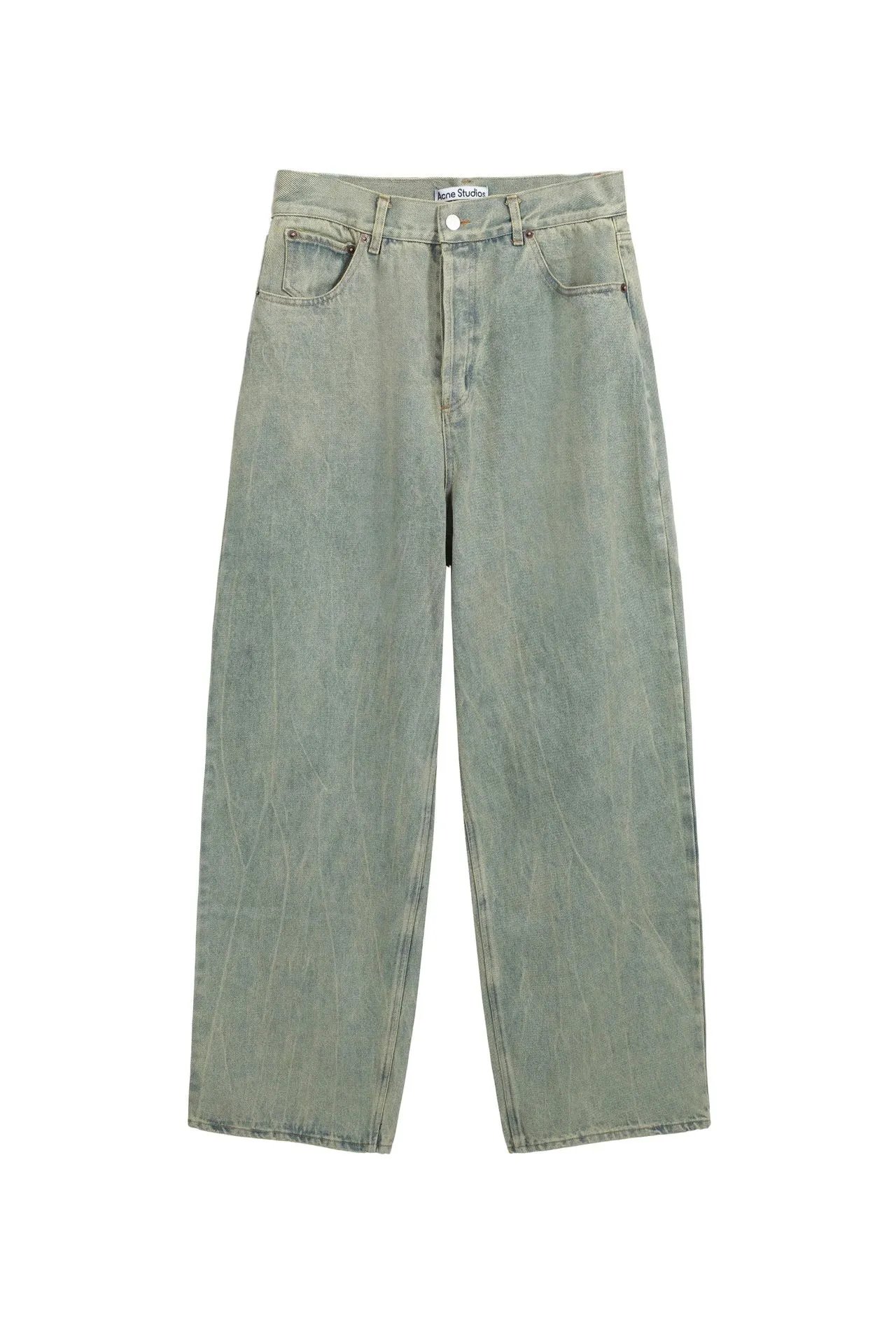 Acne Studios Vintage Wide-Leg Jeans Grey