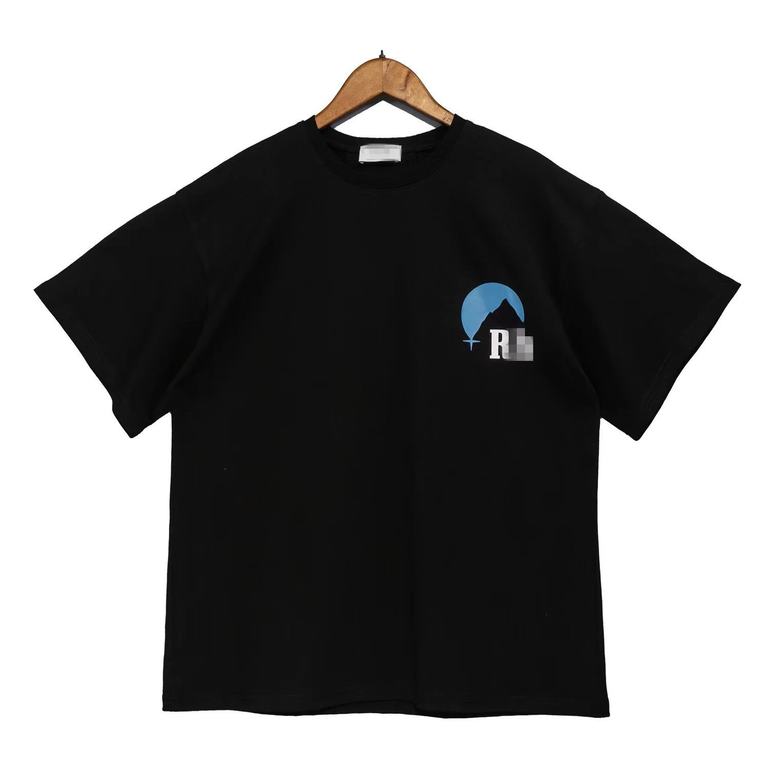 Rhude Sunset Print Tee Black - Gallery Image 2 - Detailed View