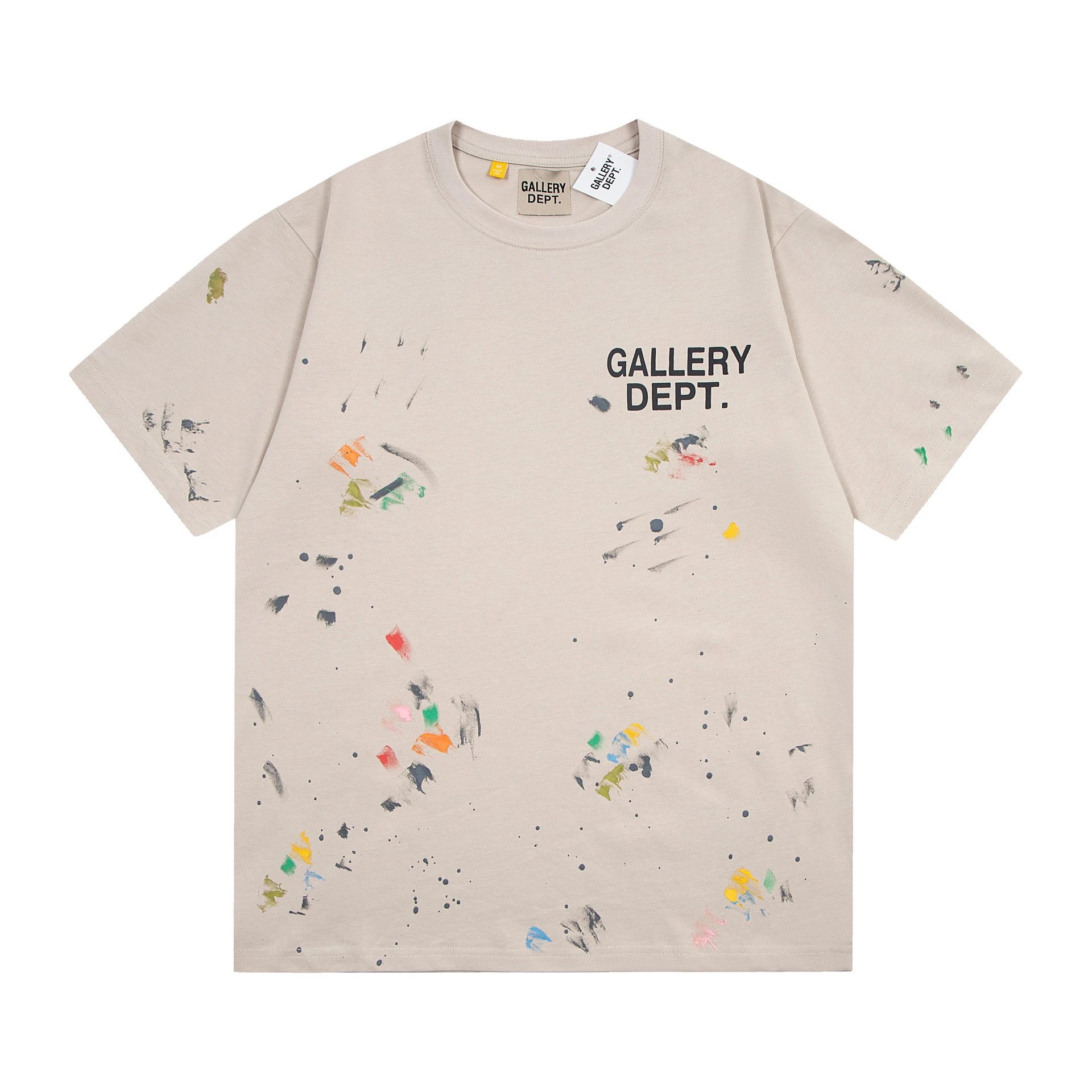 Gallery Dept Paint Splatter T-Shirt Multi - Gallery Image 4 - Detailed View