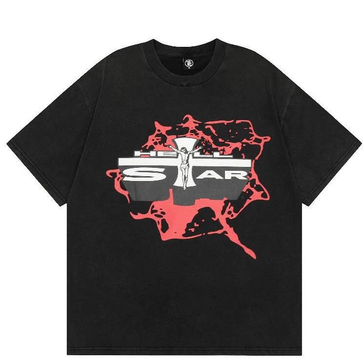 Hellstar Washed T-Shirt Multi - Gallery Image 7 - Detailed View