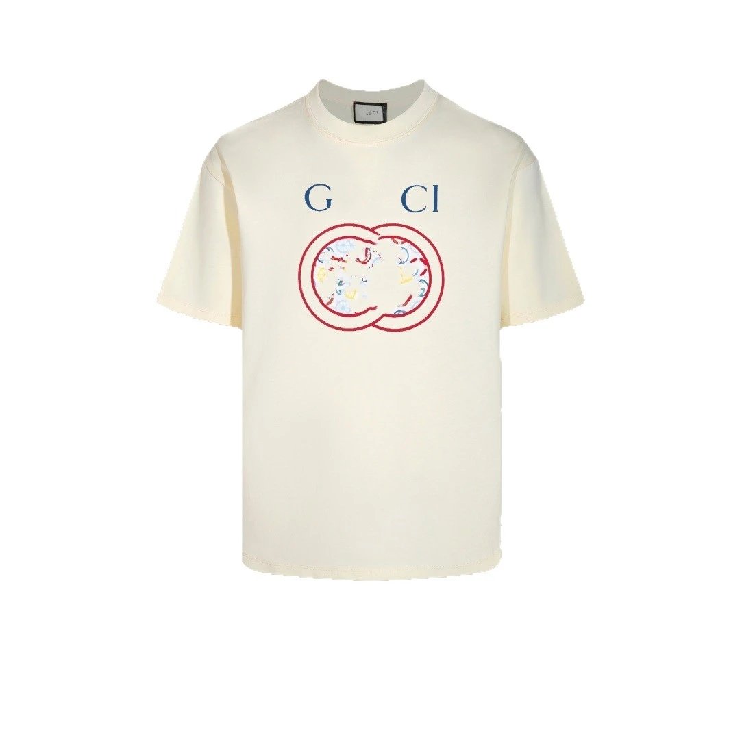 Cartoon Graphic Cotton Tee Unisex Ivory - Gallery Image 9 - Detailed View