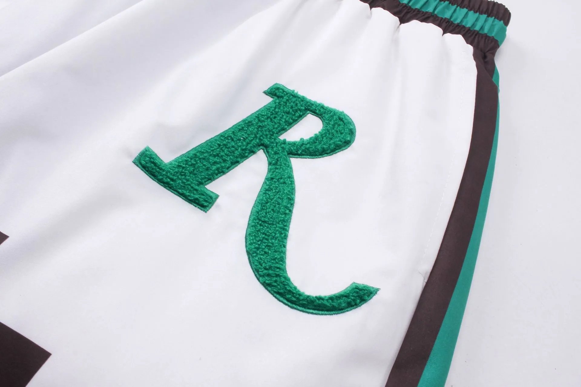 RHude Embroidered Block Shorts Multicolor - Gallery Image 11 - Detailed View