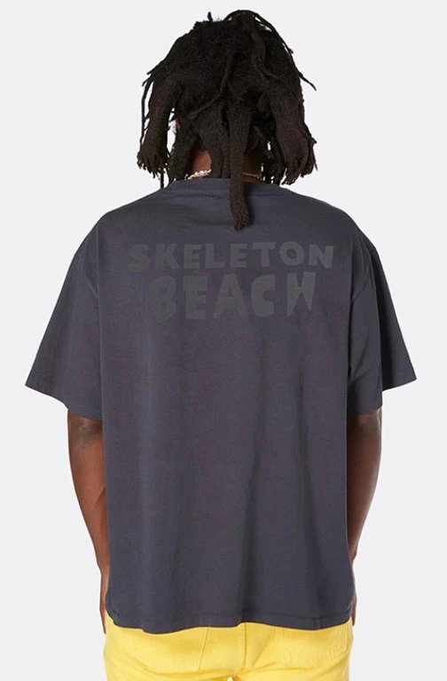 Gallery Dept Rose Skeleton Tee Black - Gallery Image 14 - Detailed View