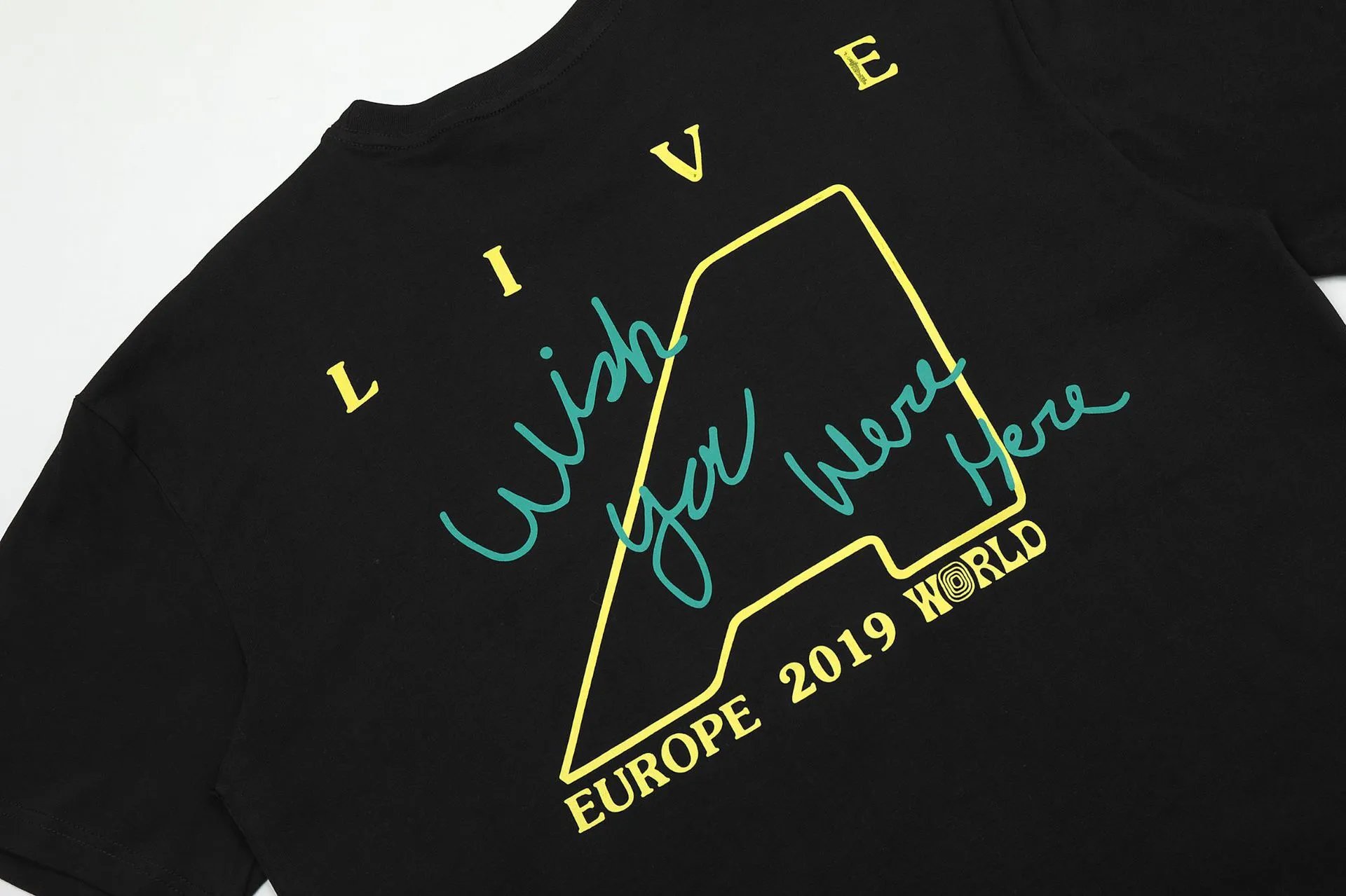 Street Style Duck Print Cotton Tee Ebony Black - Gallery Image 5 - Detailed View