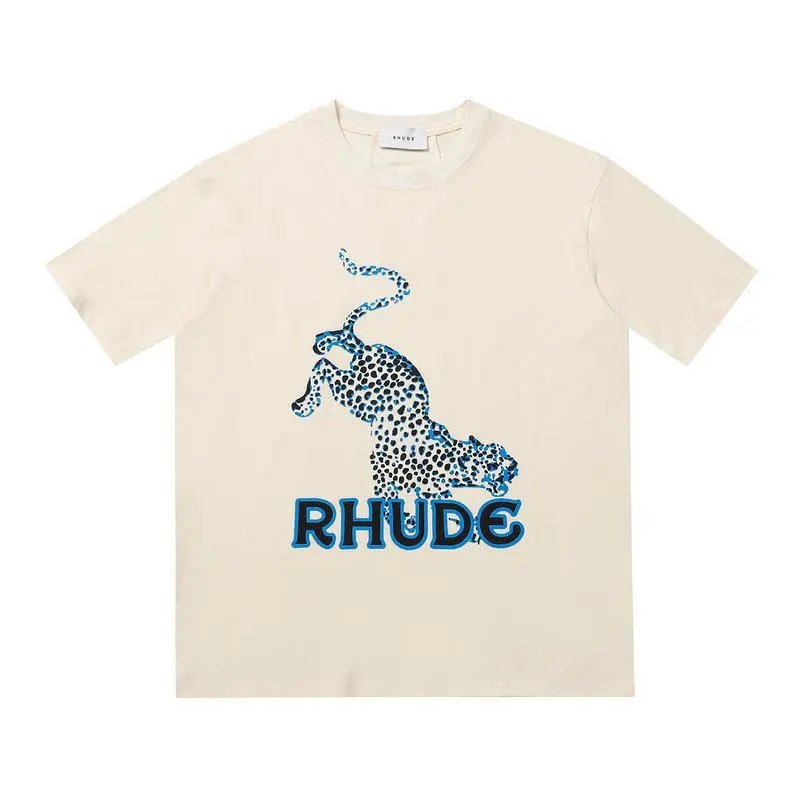 Rhude Panther Print Tee Multicolor - Gallery Image 2 - Detailed View