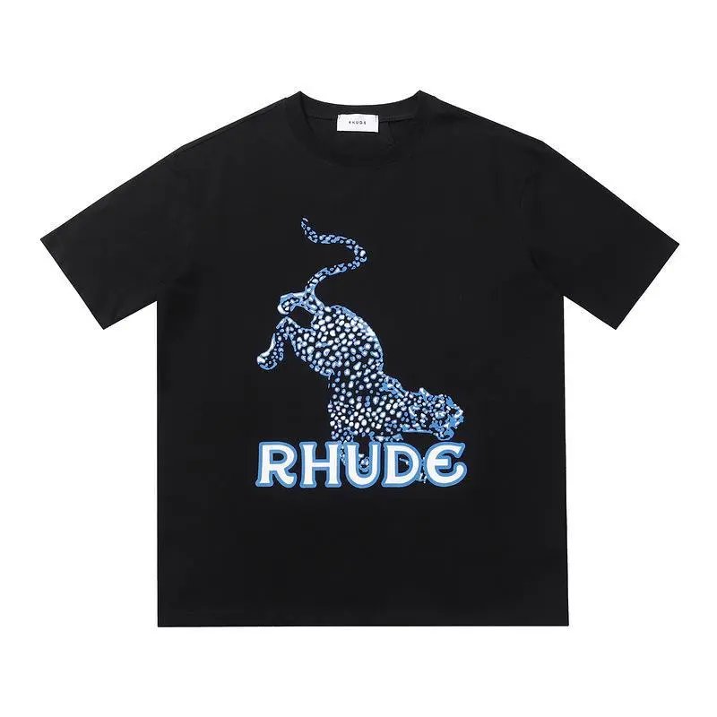 Rhude Panther Print Tee Multicolor - Gallery Image 3 - Detailed View
