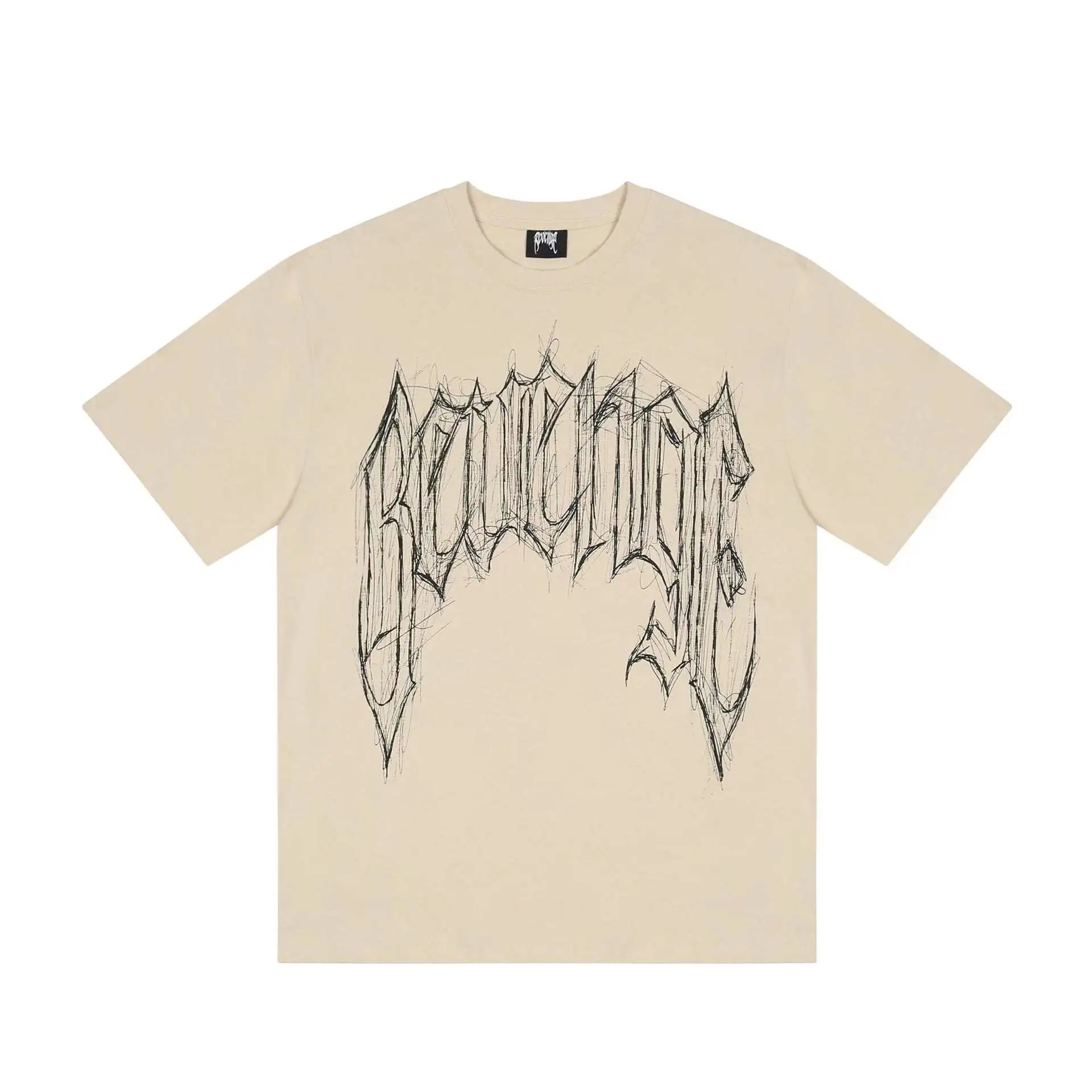 Gothic Sketch Tee Ebony - Revenge - Cnfans - $19.03