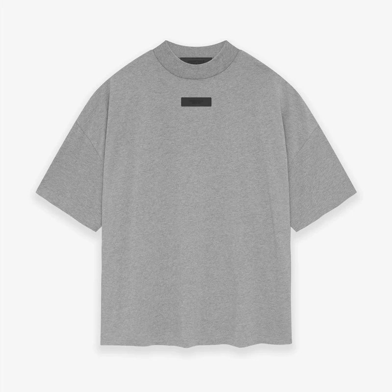 High Street Cotton Tee in Slate - Gallery Image 4 - Detailed View