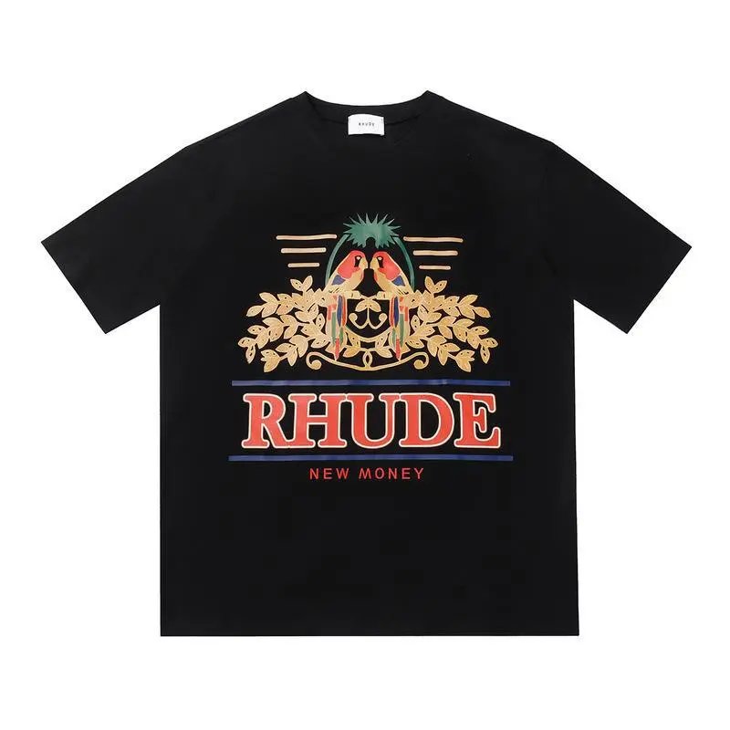 RHUDE Logo T-Shirt Multicolor - Gallery Image 10 - Detailed View