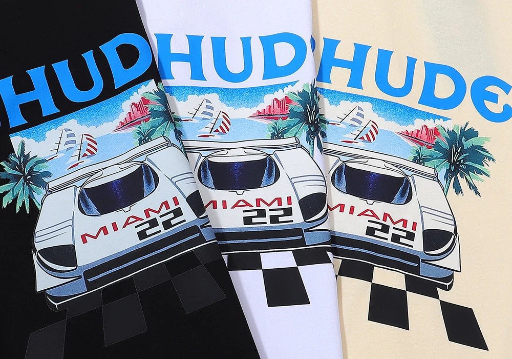Rhude Racing Logo T-Shirt Multi - Gallery Image 8 - Detailed View