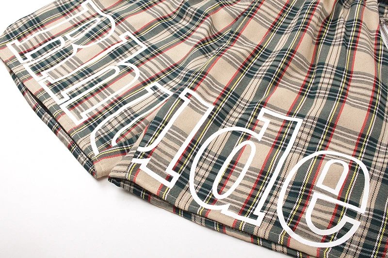 Rhude Plaid Mesh Shorts Multicolor - Gallery Image 11 - Detailed View