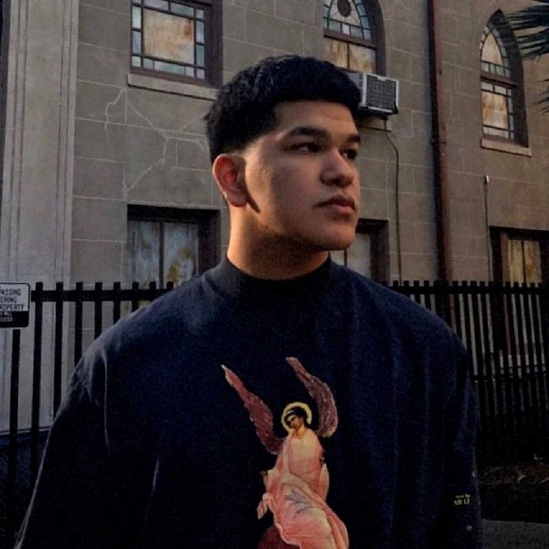 Streetwear Angel Graphic Tee Midnight Navy - Gallery Image 8 - Detailed View