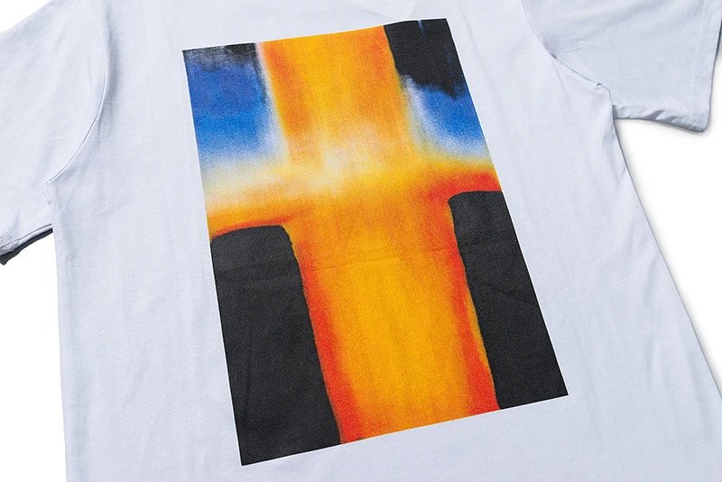 Graphic Print Tee Azure - Gallery Image 4 - Detailed View